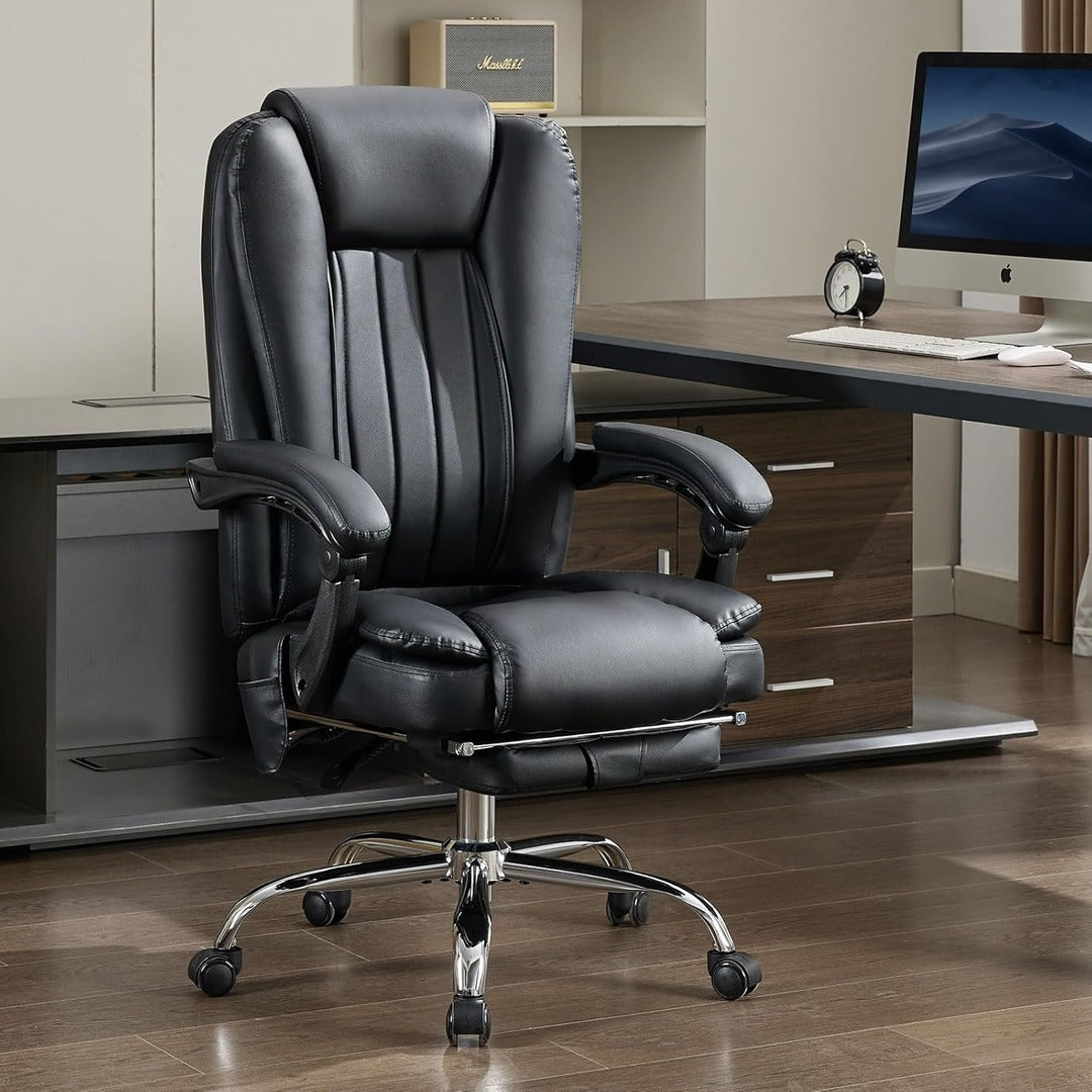 Office Chair with Heat, Massage & Reclining Functions