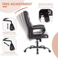 Ergonomic Office Desk Chair in PU Leather