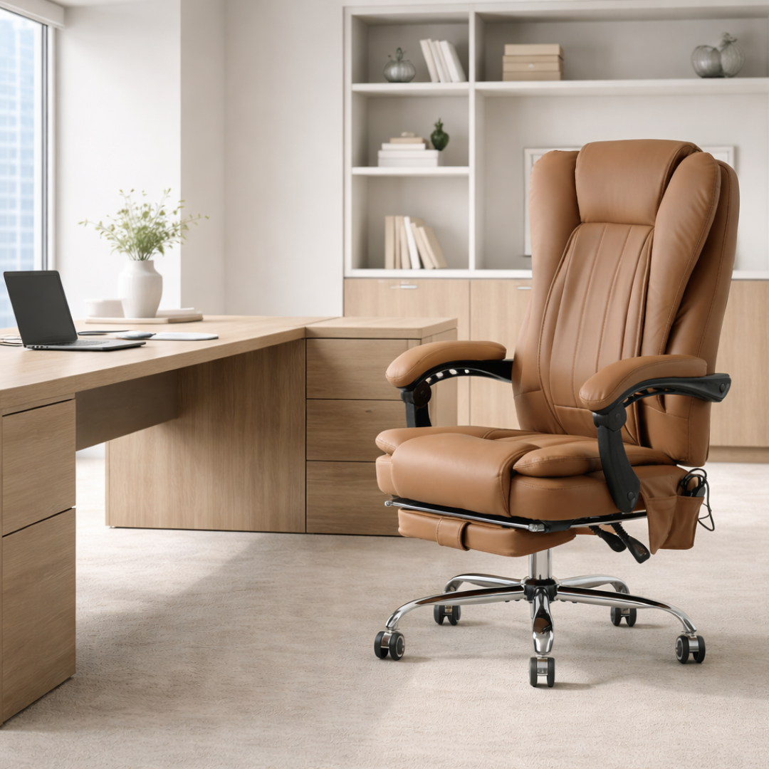 Sigma Office Chair with 4-Point Kneading Massage & Heat