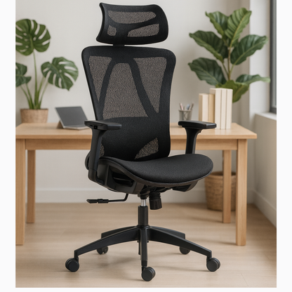 Black zenvo office mesh chair 